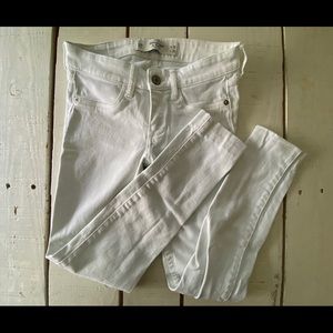Abercrombie and Fitch White Jeans